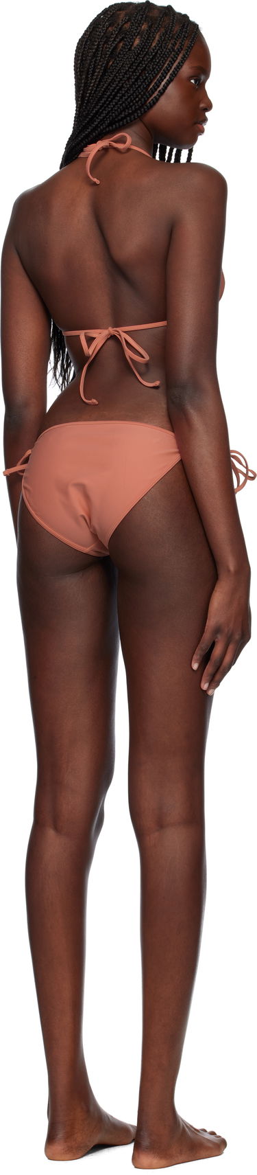 Plavky MAISON KITSUNÉ Maison Kitsuné Baby Fox Bikini Set Ružová | OW03201KQ0001, 2