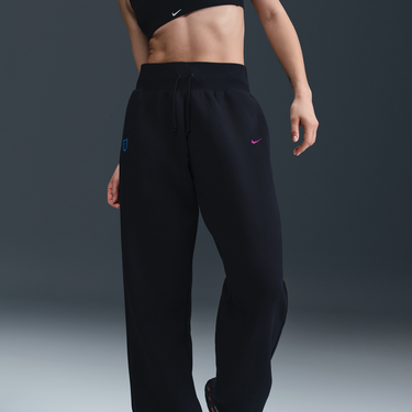 Tepláky Nike England Phoenix Fleece High-Waisted Loose Football Pants Čierna | HF5065-010, 4
