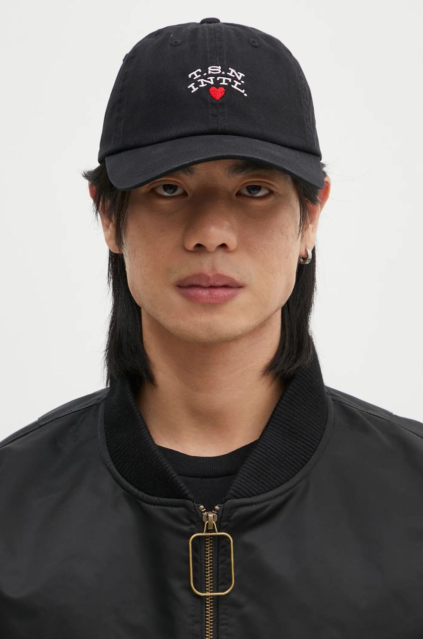 Bomber bunda thisisneverthat thisisneverthat Heart Baseball Cap Čierna | TN243WHWBC08, 0