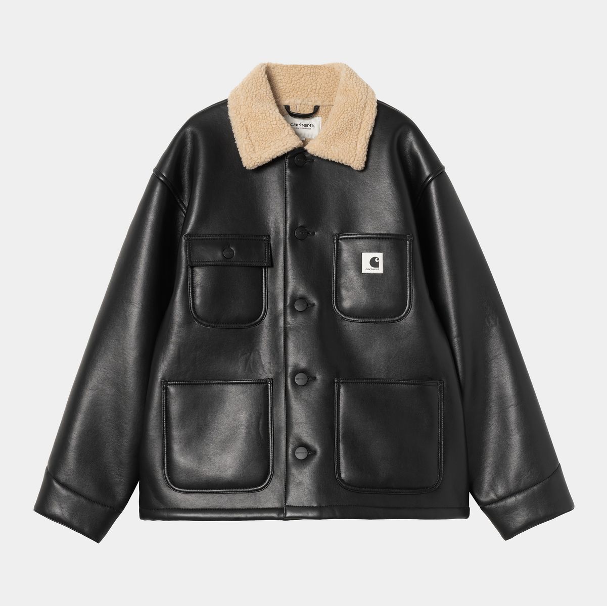 Kabáty Carhartt WIP Shepton OG Michigan Coat Čierna | I035975_8, 0