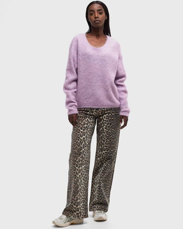 Sveter American Vintage NUNY Pullover Fialová | NUN18CH24-ORCHIDEE-CHINE, 1