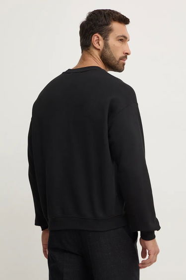 Mikina Lacoste Black Minimalist Sweatshirt Čierna | SH2741, 2