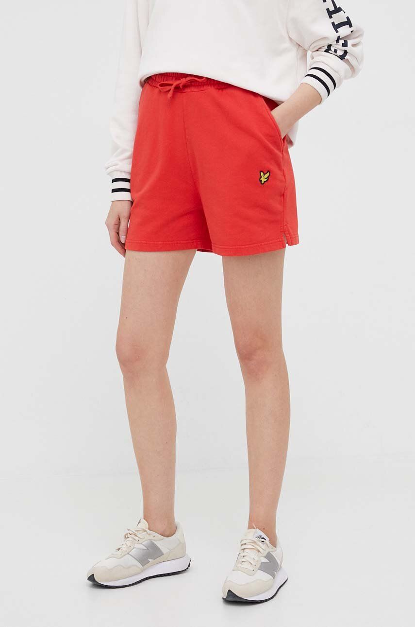 Šortky Lyle & Scott Pigment Dye Sweatshorts Červená | SHW1801V.W840, 0