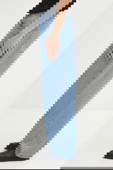 Džínsy Carhartt WIP Wide-Leg Jeans Brandon Pant Modrá | I035893.112, 1