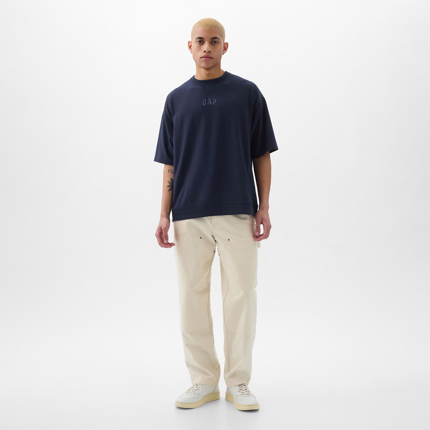 Tričko GAP Micro Logo Tee Navy Uniform Navy | 857899-01, 1