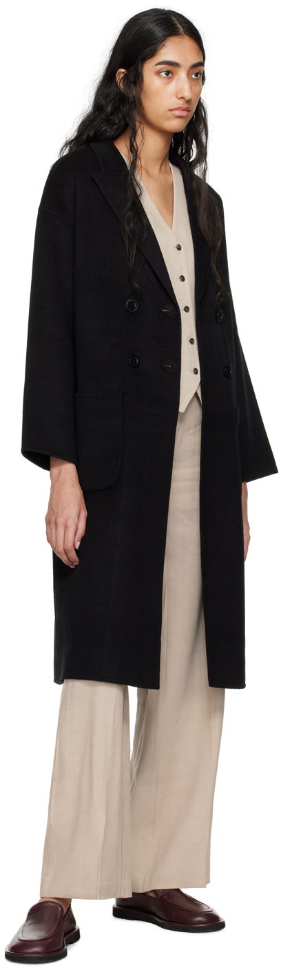 Dylan Double-Breasted Wool Coat