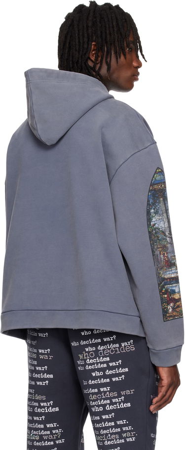 Mikina Who Decides War Apparent Graphic Print Hoodie Šedá | 1110040010SS25, 2