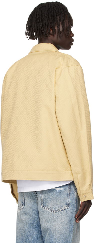 Bunda Casablanca Casablanca Monogram Jacquard Jacket Žltá | MPF25-JK-378-01, 2