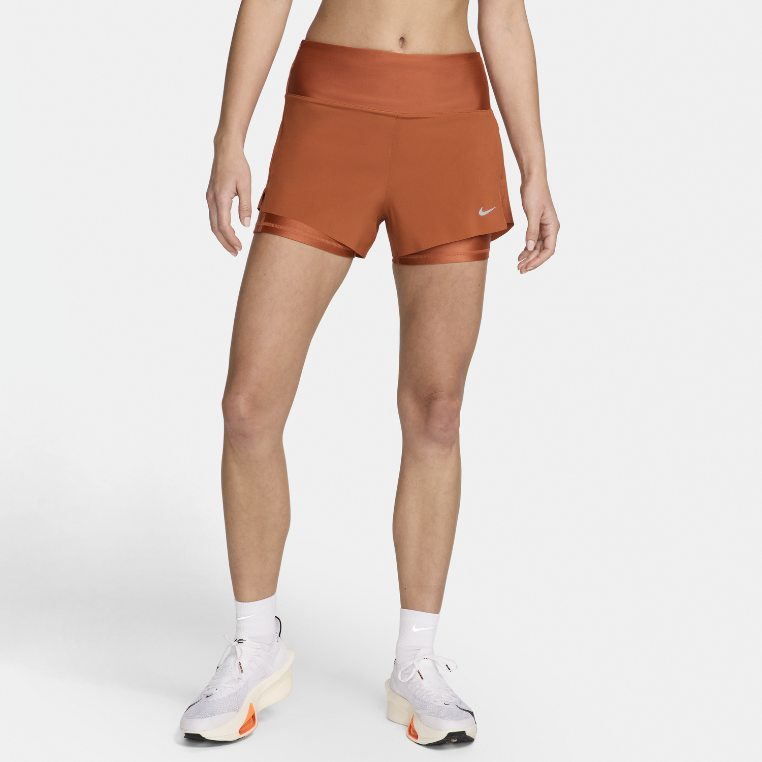 Šortky Nike Dri-FIT Swift 2 v 1 Oranžová | DX1029-825, 0