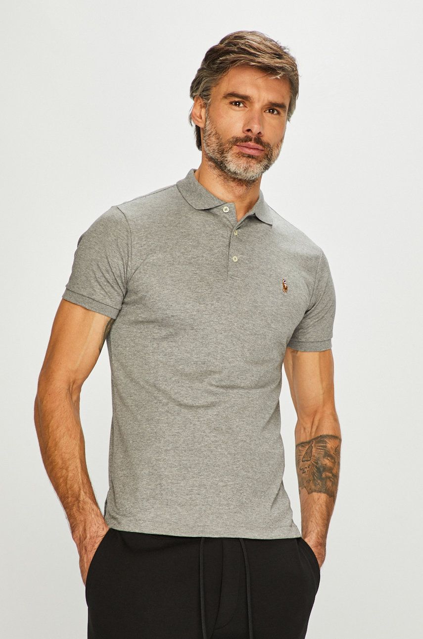 Polo tričko Polo by Ralph Lauren Polo Shirt Šedá | 710685514005, 0