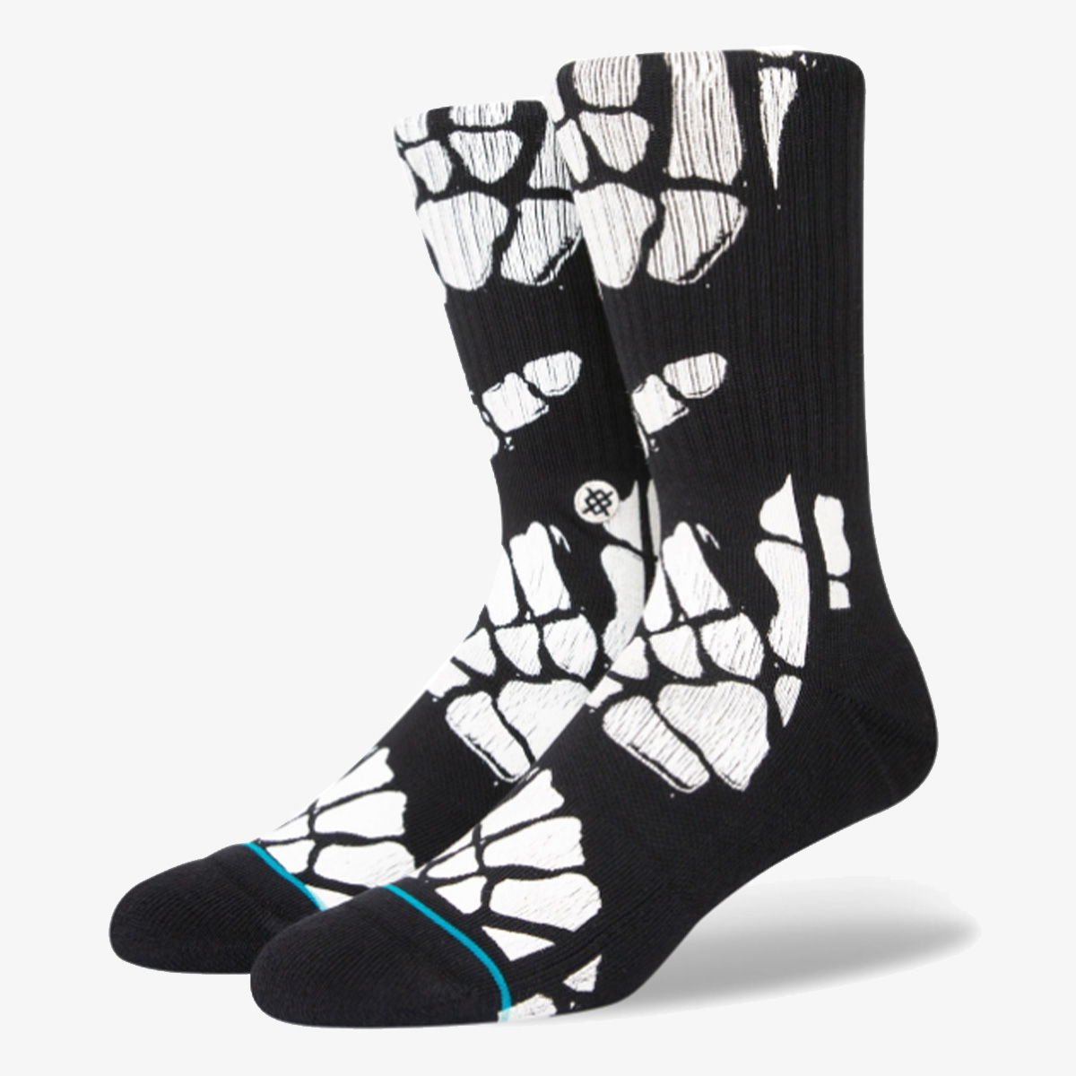 Skeleton Print Socks