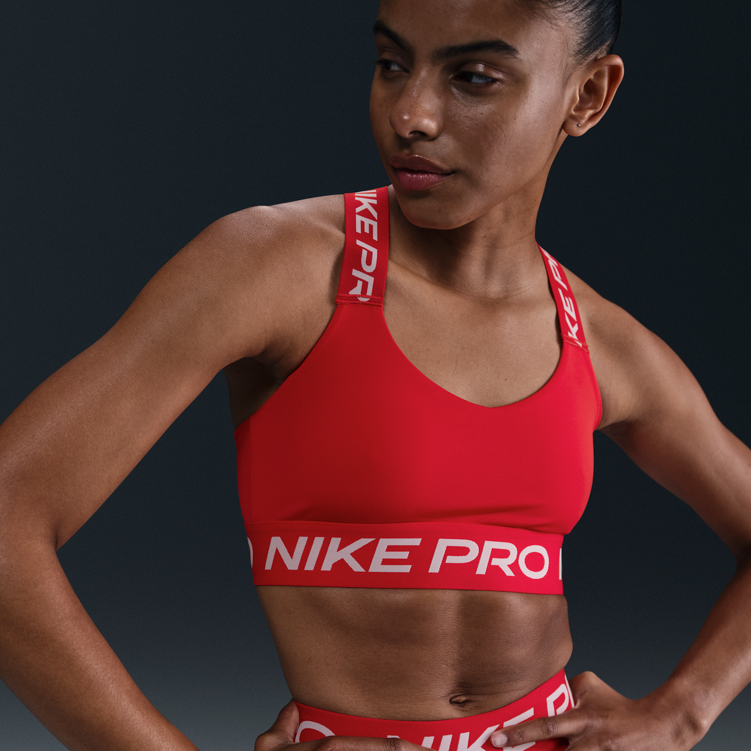 Podprsenka Nike Nike Pro Light-Support Unpadded Sports Bra Červená | HF5372-657, 0