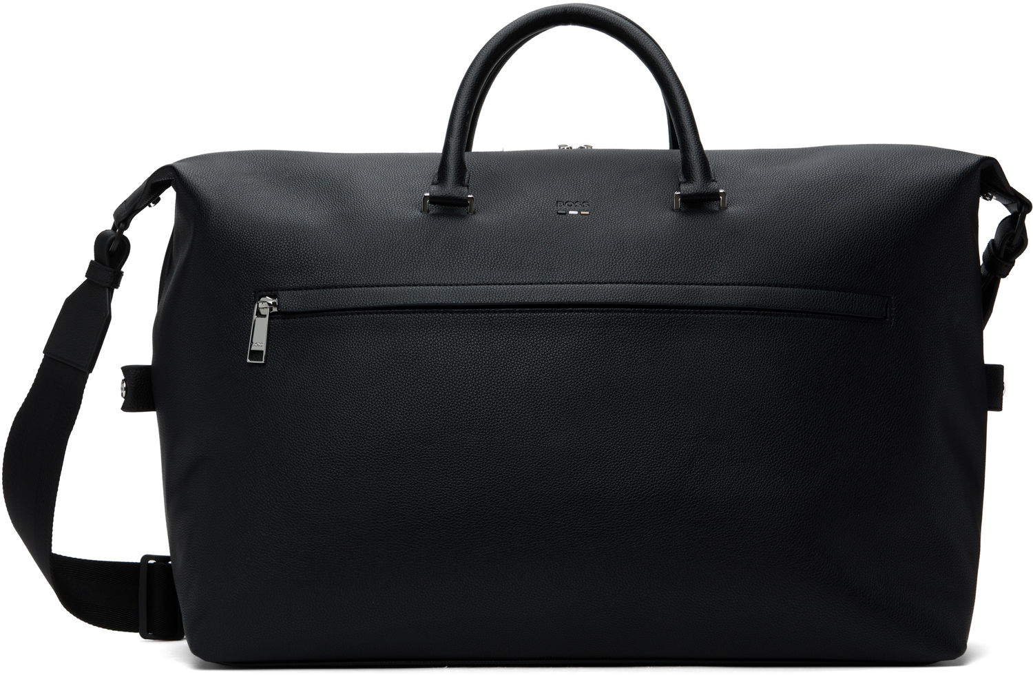 Cestovná taška BOSS BOSS Embossed-Logo Duffle Bag Čierna | 50548041, 0