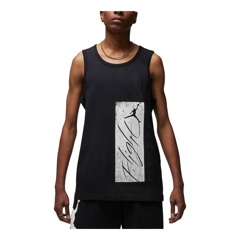Tielko Jordan Essentials Graphic Tank Čierna | FJ2084-010
