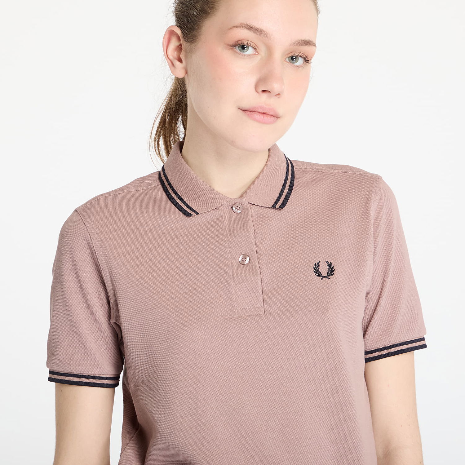 Polo tričko Fred Perry Fred Perry Twin Tipped Polo Shirt Ružová | G3600 Y74, 1
