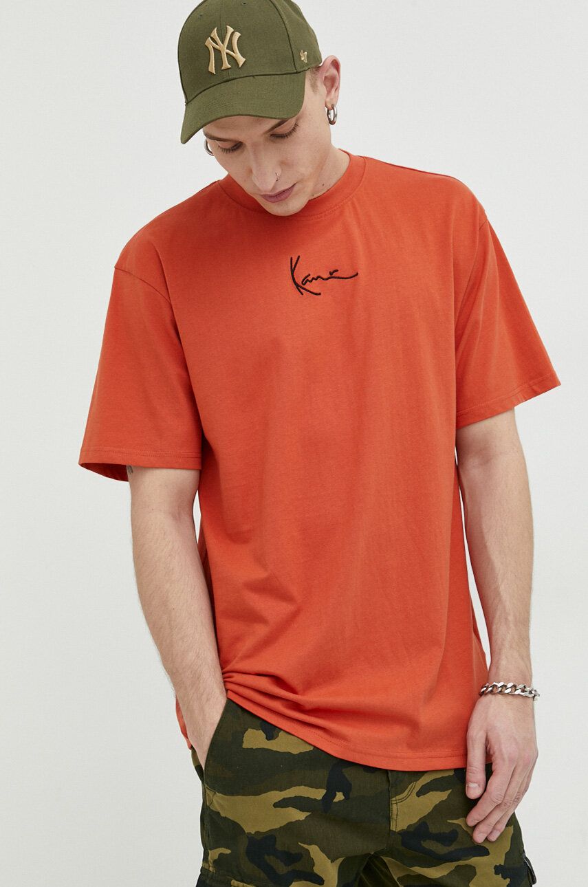 Tričko Karl Kani Tee Small Signature Essential Oranžová | 6037460, 0