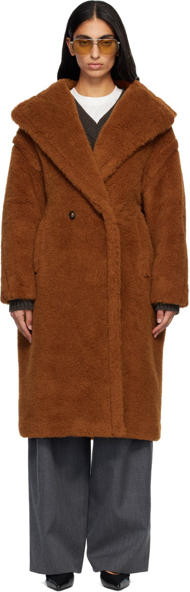 Kabáty Max Mara Tedgirl Teddy Coat Hnedá | 2521016052600, 0