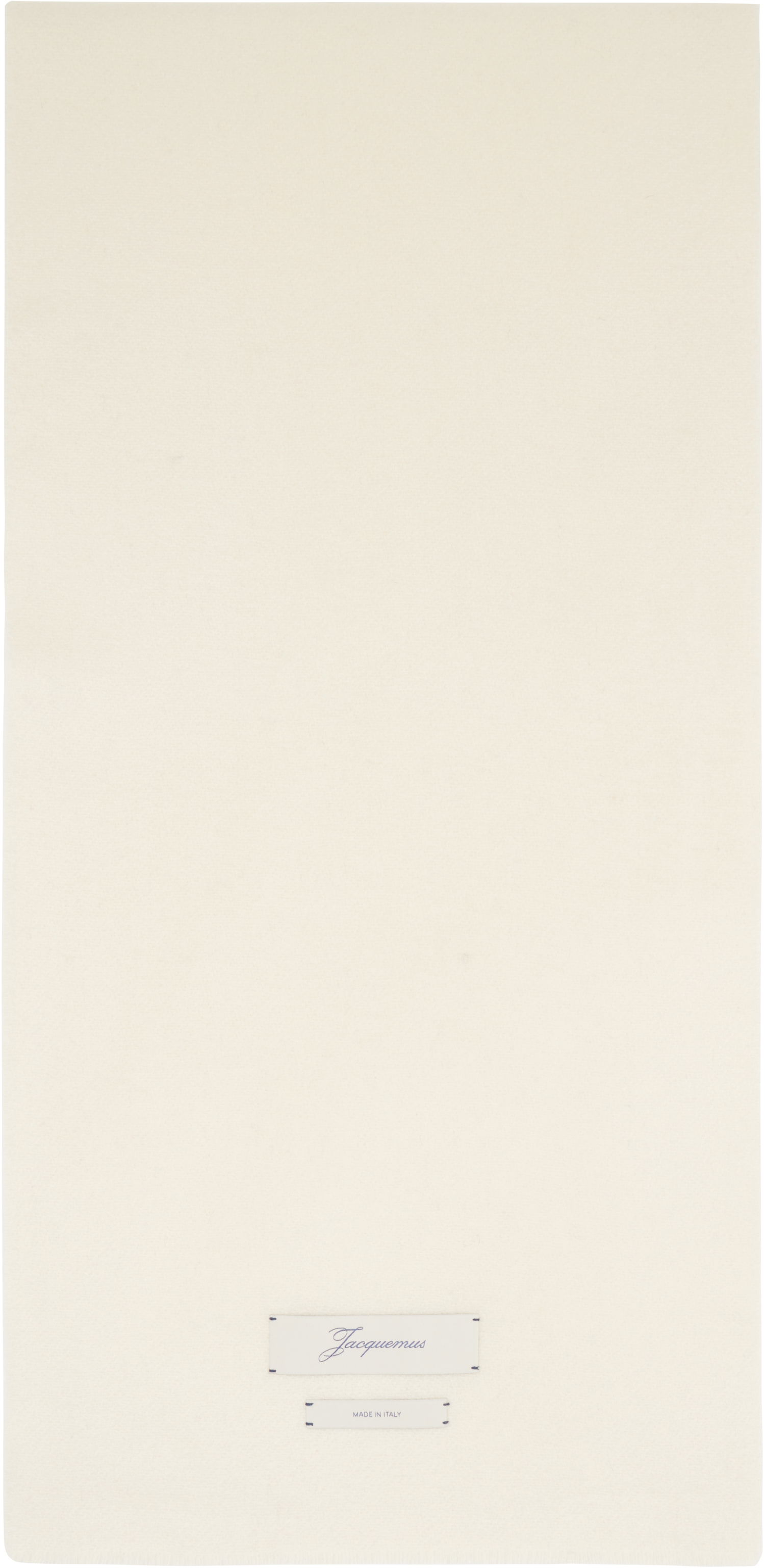 Šál Jacquemus The Cachemiro Cashmere Scarf Made in Italy Biela | 25HACM00726AK00249, 0