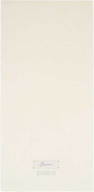 Šál Jacquemus The Cachemiro Cashmere Scarf Made in Italy Biela | 25HACM00726AK00249, 0