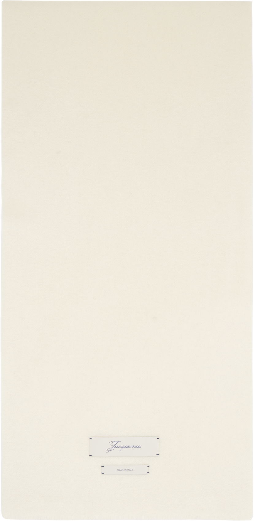 Šál Jacquemus The Cachemiro Cashmere Scarf Made in Italy Biela | 25HACM00726AK00249