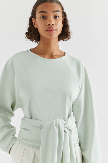 Mikina AXEL ARIGATO Drape Tie-Front Zelené | A2112002, 4