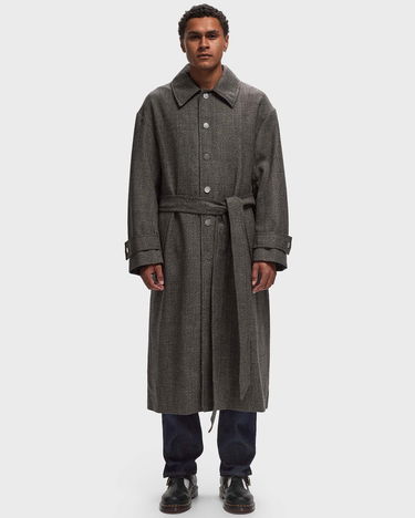 Trenčkot AMI Belted Coat Šedá | HCO414.WV0056-2004, 1