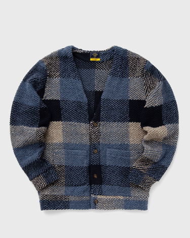 Sveter Portuguese Flannel Flannel Cardigan Modrá | AW24.073.BLUE, 0