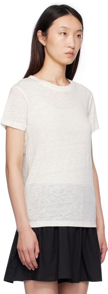 Tričko Baserange Baserange Sevinc T-Shirt Biela | TOST-JL-SU25, 1