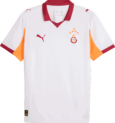 Dres Puma Galatasaray Away Football Jersey Replica w/o sponsor with Star 2025/26 DRYCELL Vínová | 948994-02, 0