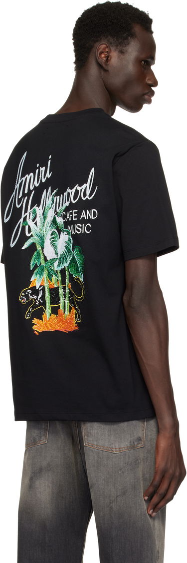 Tričko AMIRI Amiri Hollywood T-Shirt Čierna | AMJYTE1163, 2