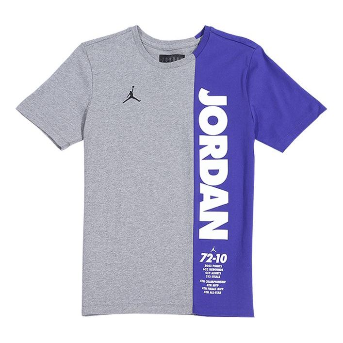 Tričko Jordan Jordan Colorblock T-Shirt Fialová | BQ0239-091