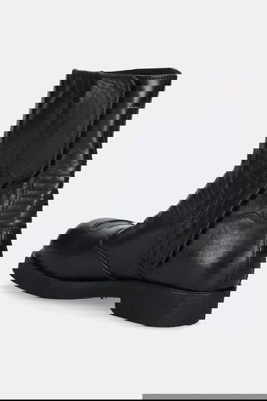 Tenisky a topánky Maison Margiela MM6 Maison Margiela Ribbed Leather Boots Čierna | SH3WU0015.P7431.T8013, 2