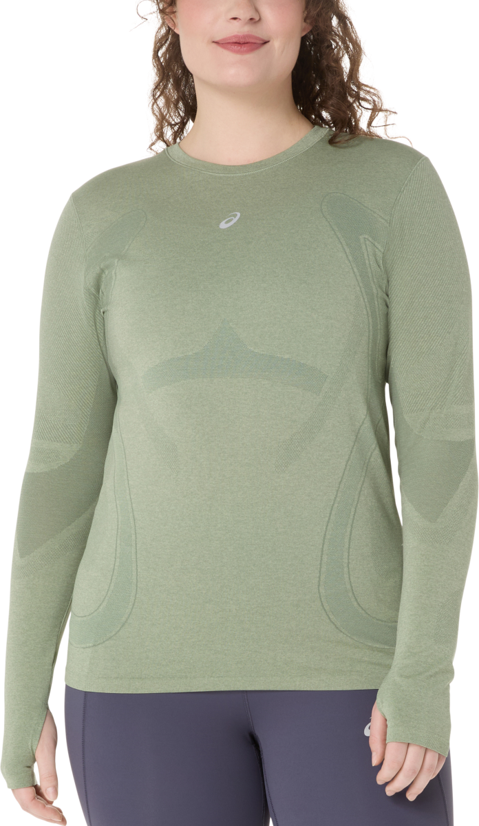 Tričko Asics Asics Road Seamless Long Sleeve Running Top Zelené | 2012d290-400, 0