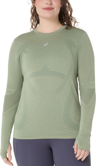 Tričko Asics Asics Road Seamless Long Sleeve Running Top Zelené | 2012d290-400, 0