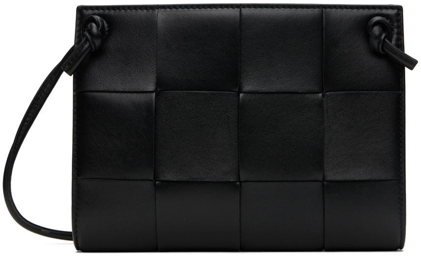 Taška cez rameno Bottega Veneta Mini Cassette Bag Čierna | 755842 VCQC2, 0