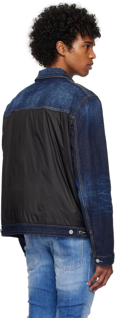 Bunda DSQUARED2 Dsquared2 Denim Puffer Jacket Modrá | S74AM1576_S30664, 2