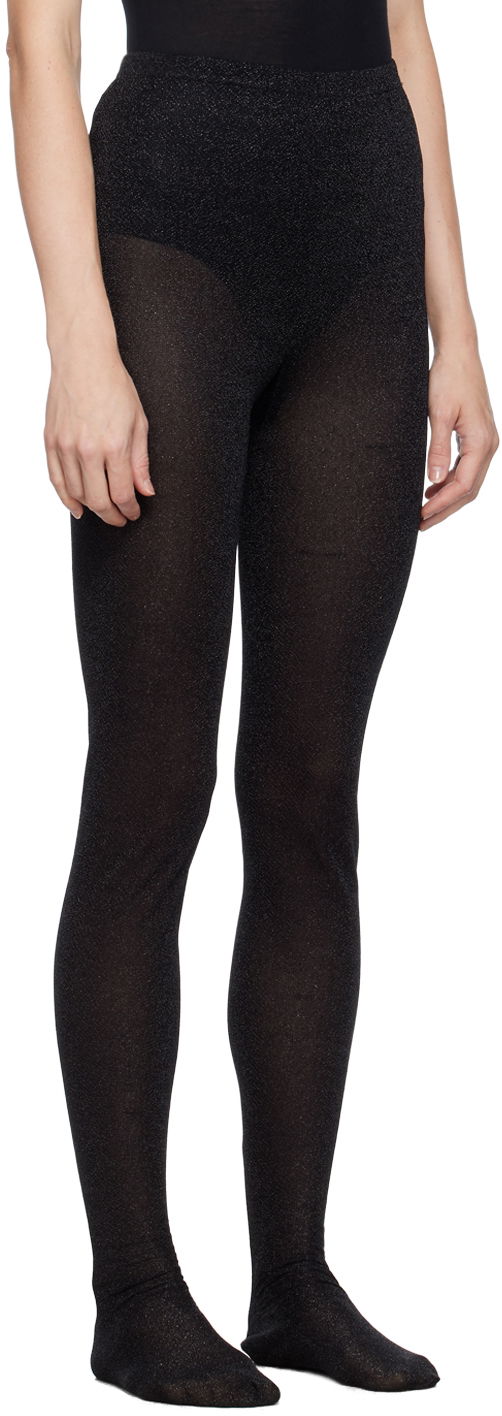 Ponožky Anna Sui Anna Sui Glittered Tights Čierna | 723L90, 1