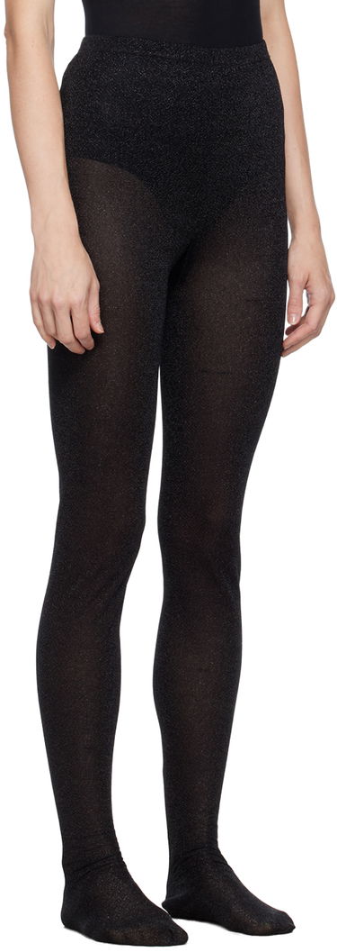 Ponožky Anna Sui Anna Sui Glittered Tights Čierna | 723L90, 1