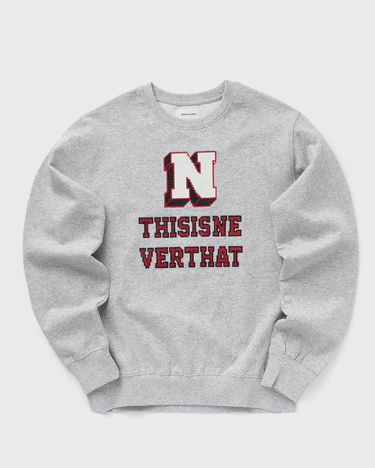 Mikina thisisneverthat Cross Stitch Graphic Sweatshirt Šedá | TN251TSWCW04HGR, 1