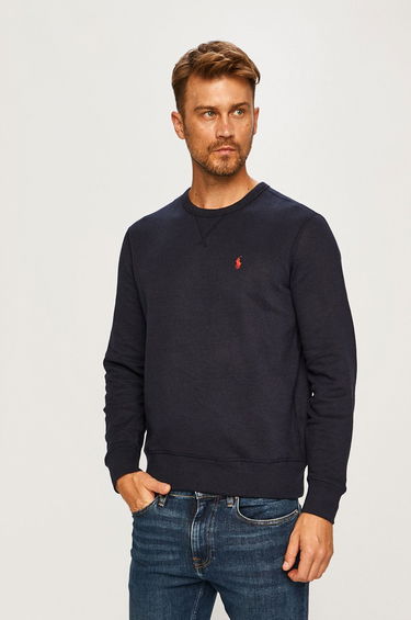 Mikina Polo by Ralph Lauren Vintage Fleece Crew Sweat Navy | 710766772003, 0