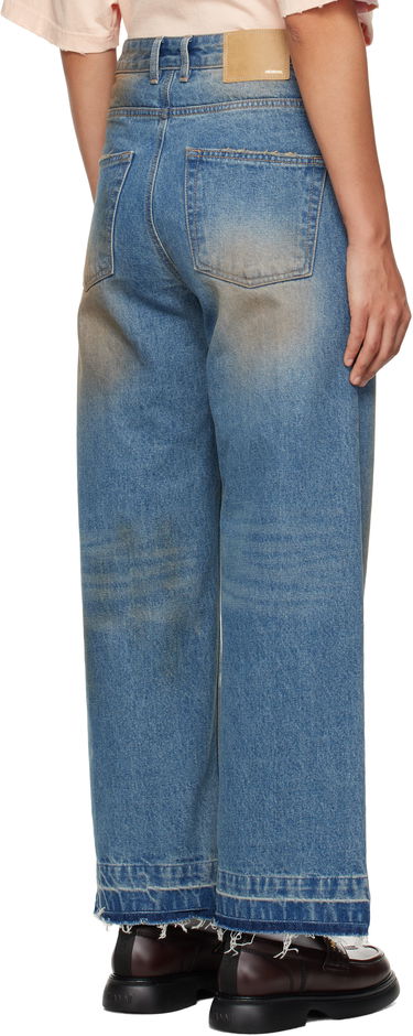 Džínsy We11done We11done Grunge Wide Leg Jeans Modrá | WD-DP3-24-359-W-BL, 2