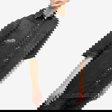 Košeľa Off-White Black Denim Bowling Shirt Čierna | OMYD05AS25DEN0011350, 2
