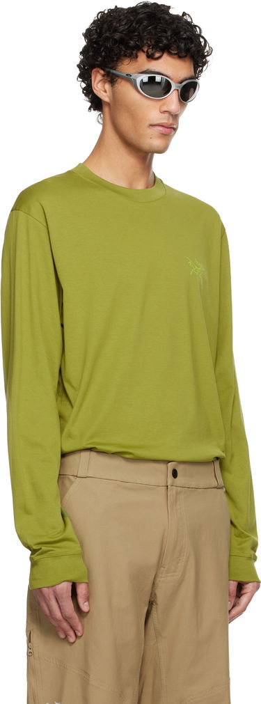Tričko Arcteryx Kragg SL Cotton Long-Sleeve T-shirt Zelené | X000009536, 1