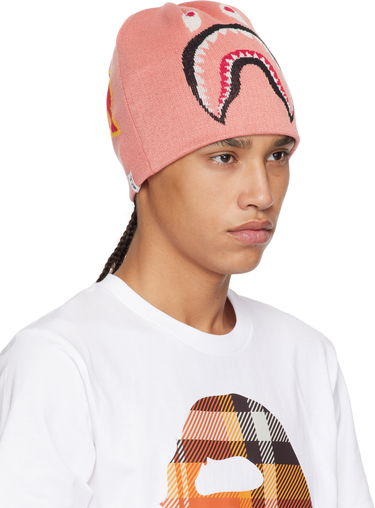 Kulicha BAPE Shark Knit Hat Ružová | 001HTK701007M PNK, 2