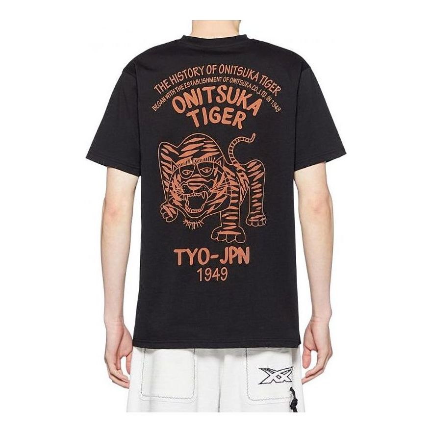 Tričko Onitsuka Tiger 3D Tiger Logo T-Shirt Čierna | 2183B150-001, 0