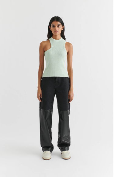 Tielko AXEL ARIGATO Scoop Asymmetric Tank Top Šedá | A2212001, 4