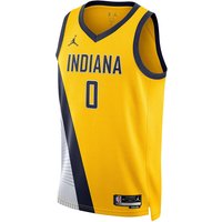 Dres Jordan Dri-FIT NBA Indiana Pacers Statement Edition Swingman Jersey Žltá | DO9528-731, 0