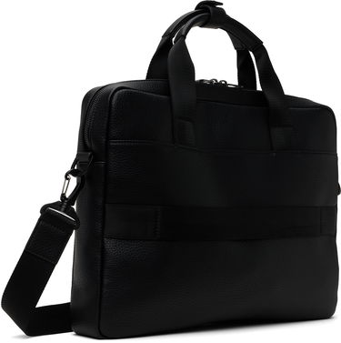 Batohy a tašky BOSS Logo Hardware Faux-Leather Briefcase Čierna | 50547428, 2