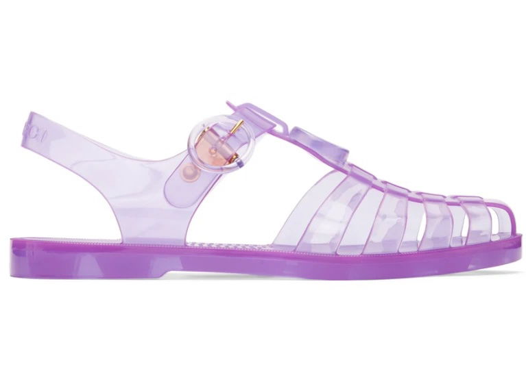 Tenisky a topánky Gucci GG Fisherman Sandal Purple Clear Fialová | 676970 JFM00 5305, 0