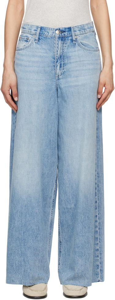 Džínsy rag & bone rag & bone Wide Featherweight Sofie Jeans Modrá | WDD25S2993FWMR, 0